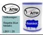 Preview: Volkswagen, Regatta Blue Metallic, LB5Y / Z6: 500ml Lackdose, von ATW Autoteile West.